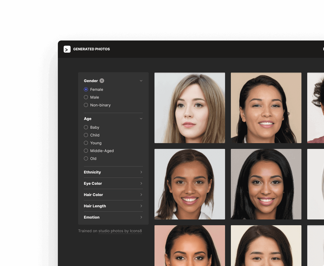 Une API REST pour Generated Photos